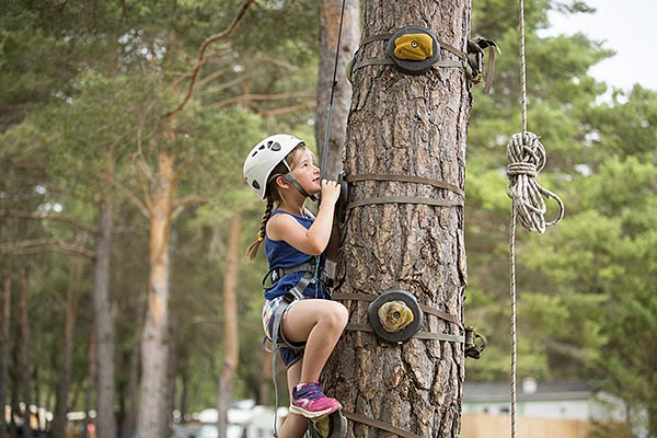 Camping Les Marsouins Ciela Village parcours accrobranche près d'Argelès-sur-Mer