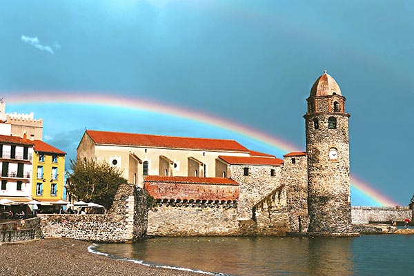 Le village de Collioure, près d’Argelès-sur-Mer
