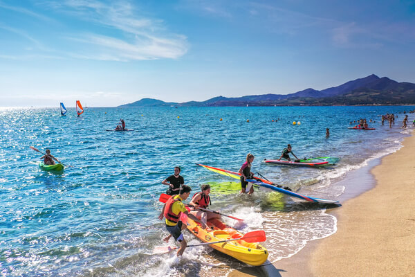 Les activités nautiques sur la plage d’Argelès-sur-Mer